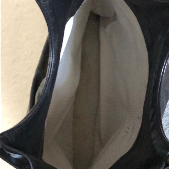 Vintage Leather Handbag with Ring Handles - Picture 7 of 7